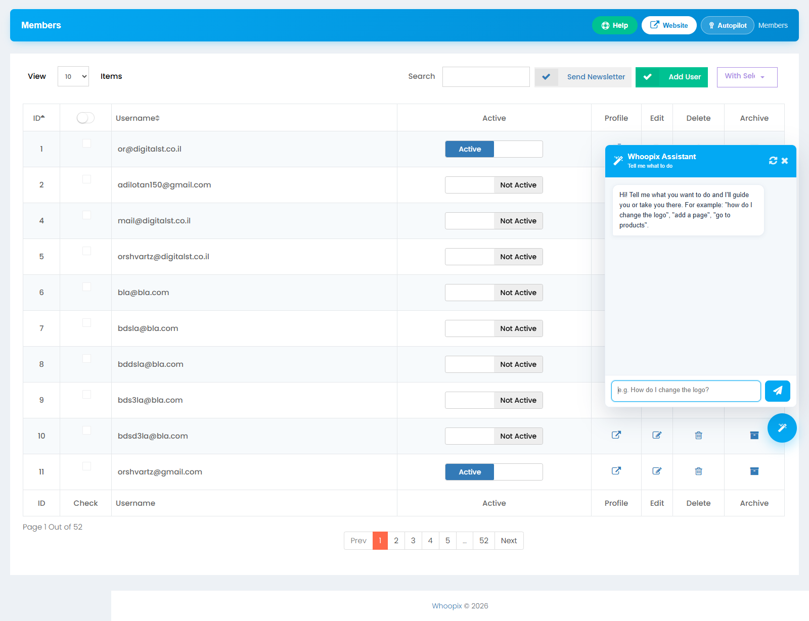 WPIX AI Members module